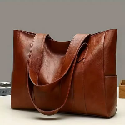 Bolso de presbicia con textura de cuero suave